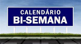 Ponto nº Calendário do Outdoor / Calendário de Bi-Semanas